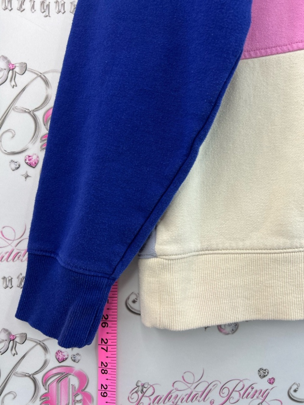 Vans Colorblock Pastel Crewneck Sweatshirt - Pink, Yellow, Blue, Cream, Green - Picture 5 of 10